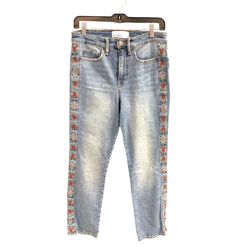 Jeans Straight By Sam Edelman In Blue, Size: 6