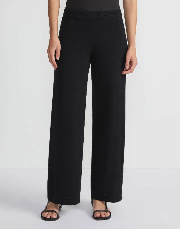 Casual SweatersPlus-Size Wool-Cashmere Knit Pant