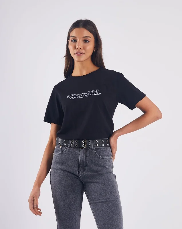 cropped women's topsSharon T-Shirt Black