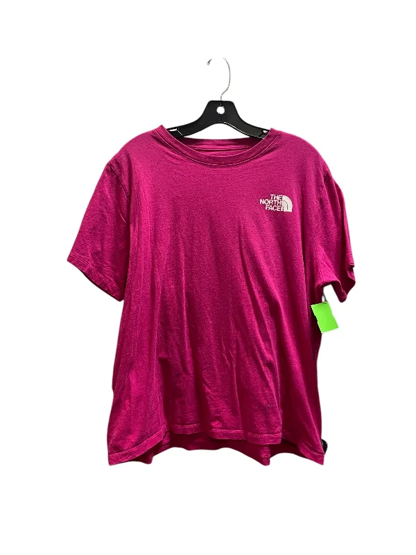 women's tops for those who want to add a personal touch to their wardrobe with unique and one-of-a-kind piecesTop Short Sleeve By The North Face In Pink, Size: Xl